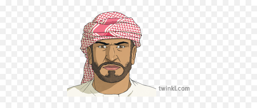 Cross Or Sad Emirati Man Illustration - Emirati Man Png,Sad Man Png
