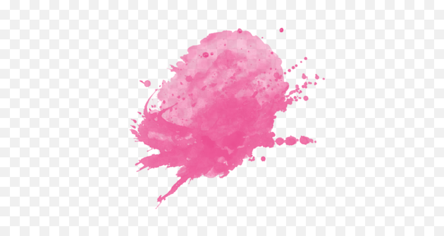 Download Watercolor Pink Paint Splatter - Watercolor Painting Png,Stain Png