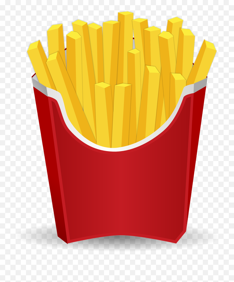 French Fries Vector Png Clipart - French Fries Clipart,French Fries Transparent
