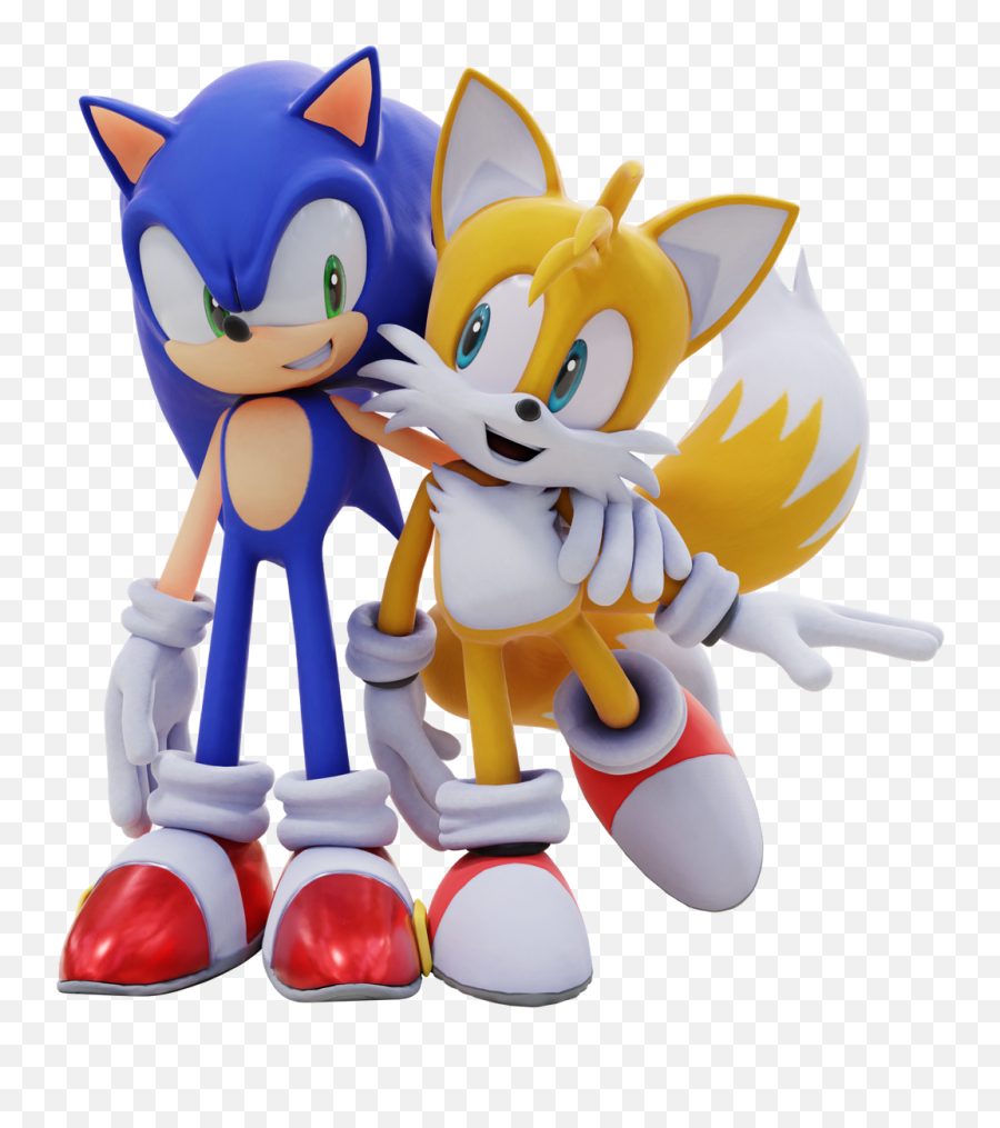 Sonic Tails Sticker - Sonic And Tails Png,Sonic And Tails Logo