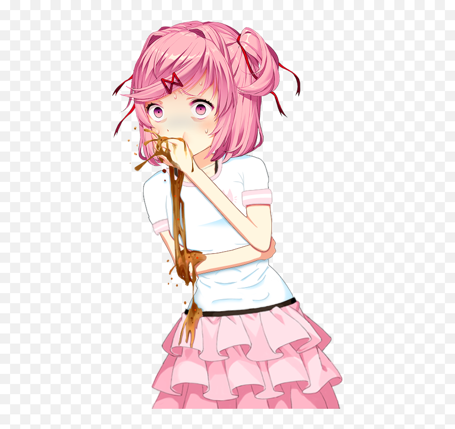 Ddlc Natsuki Casual Outfit Transparent - Doki Doki Literature Club Young Natsuki Png,Natsuki Png