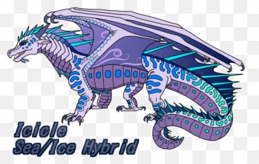 Ice Cicles Png - Wings Of Adopt Closed By Lunarnightmares On Seawing Wings Of Fire Hybrid Coloring Pages,Fire Wings Png