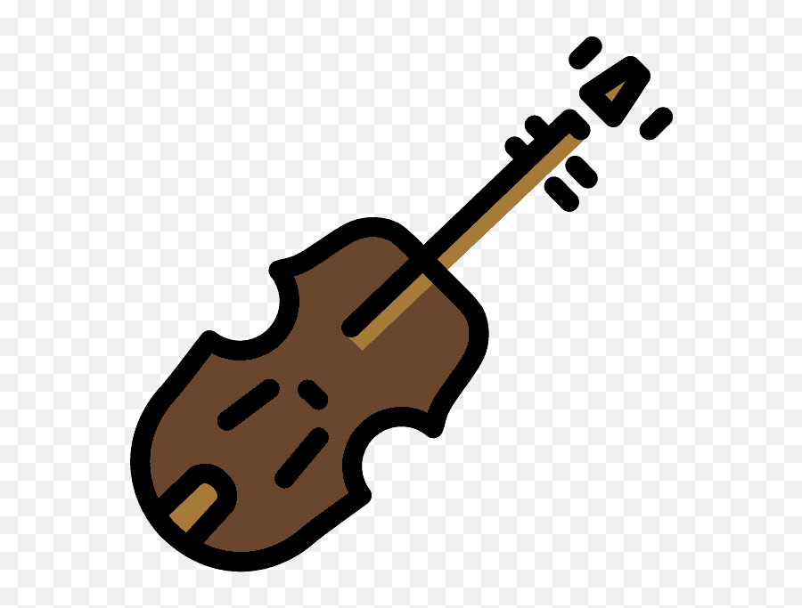 Violin Emoji Clipart Free Download Transparent Png Creazilla - Ukelele Imagen De 128x128 Pixeles,Violin Transparent
