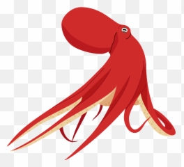 Squid Transparent Png - Squid Poster Octopus 4438358 Giant Squid,Squid Png