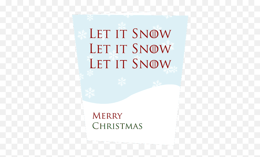 Let It Snow Christmas Card - Larry Tanenbaum Png,Christmas Card Png
