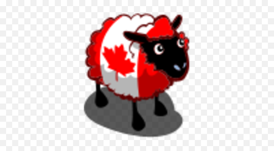 Canada Flag Ewe Farmville Wiki Fandom - Sheep With France Flag Png,Canada Flag Png