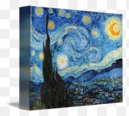 Vincent Van Gogh Starry Night Art By Pictures Png