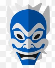 Spirit Png - Red Blue Spirit Avatar Mask,Spirit Png
