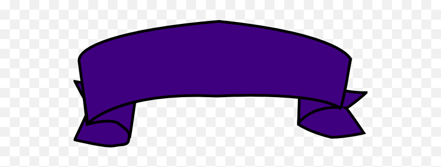 Download Purple Banner Png Transparent - Blank Blue Ribbon Banner,Purple Banner Png