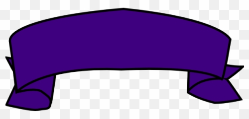 Download Purple Banner Png Transparent - Blank Blue Ribbon