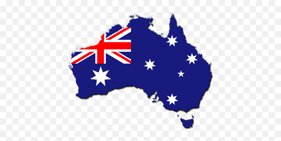 Australia Post Of Flag Advertising - Map Of Australia Png,Australia Flag Png