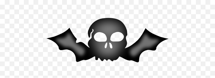 A Skull With Bat Wings Clipart I2clipart - Royalty Free Skull Png,Bat Wing Png