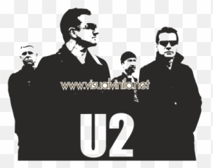 Vinilo Decorativo Personajes U2 - png