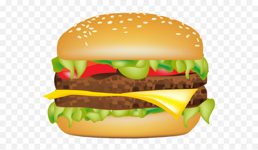 Cheeseburger Clipart Png - Burger Clipart Png,Hamburgers Png