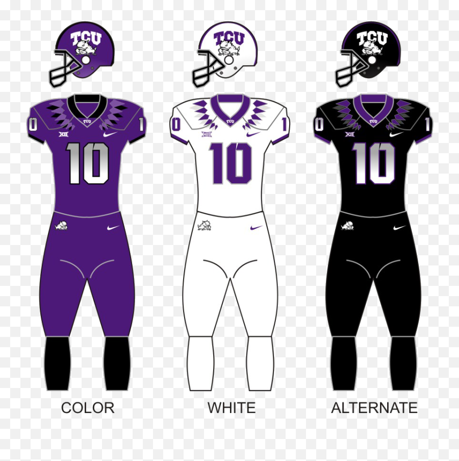 Filetcu Football Unifpng - Wikimedia Commons Florida State Football Uniforms,Tcu Logo Png