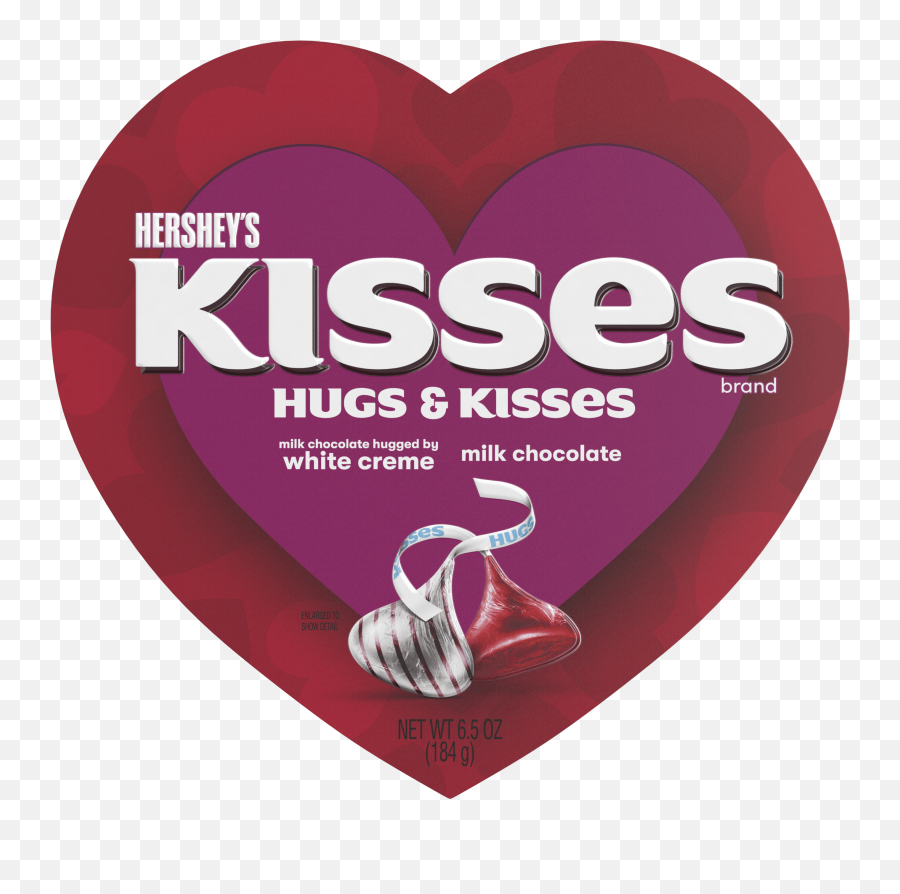 Hugs Kisses Chocolate And White Creme - Lovely Png,Hershey's Kisses Logo