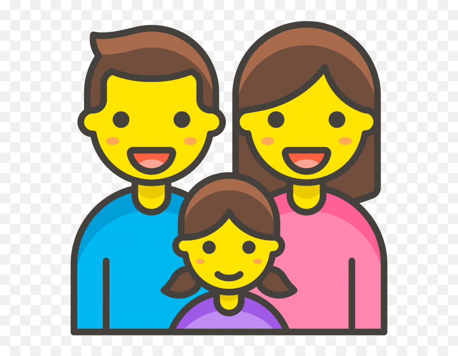 Family Man Woman Girl Emoji Png