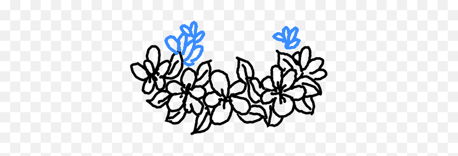 How To Draw A Flower Crown - Step By Step Easy Drawing Floral Png,Flower Crowns Png