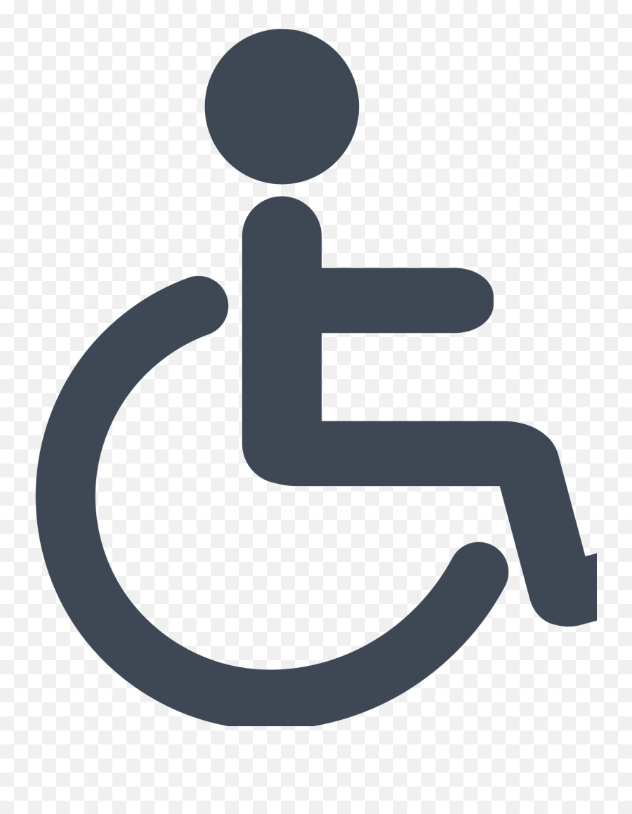 Wheelchair Icon Gray Svg Vector - Language Png,Wheelchair Icon