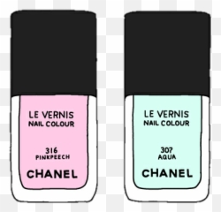 Chanel Png Tumblr Image - Nail Polish Drawing Png,Chanel Png