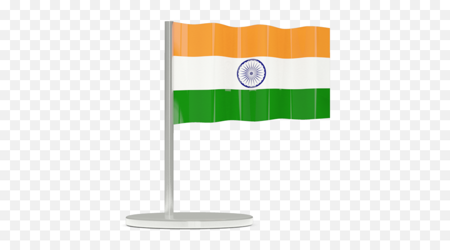 Indian Flag Icon Png Transparent - Full Size Flagpole,Green Flag Icon