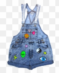 Aestheticbtch Overall Overalls - Trendmenet Ootd Tumblr Transparent Background Png,Overalls Png