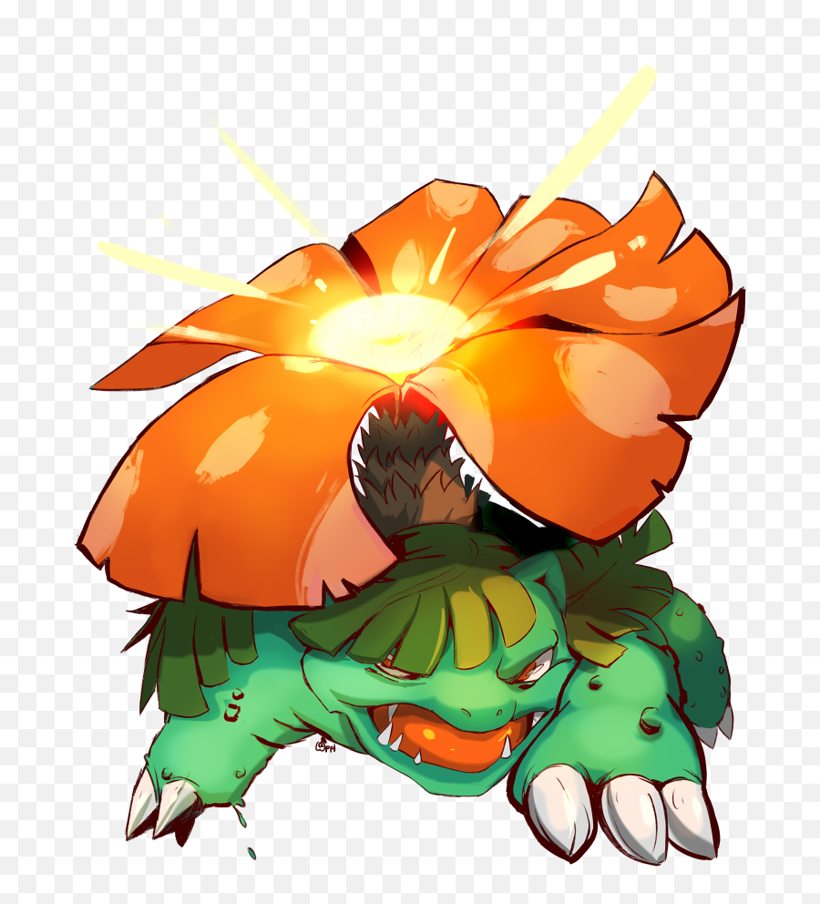 Solar Beam And Giga Drain - Venusaur Solar Beam Png,Venusaur Png