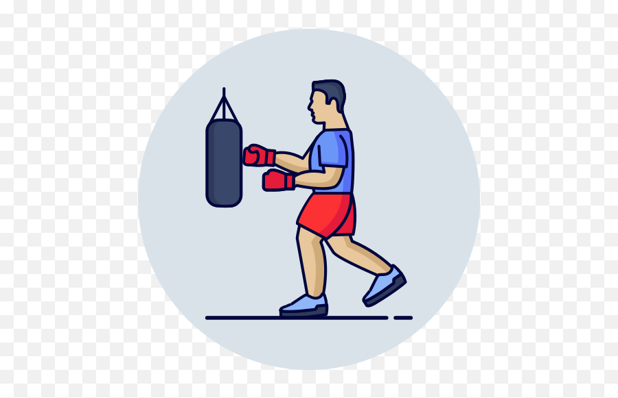 Exercise Boxing Sport Free Icon - Iconiconscom Boksen Pictogram Png,Boxer Icon