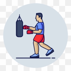 Exercise Boxing Sport Free Icon - Iconiconscom Boksen Pictogram Png,Boxer Icon