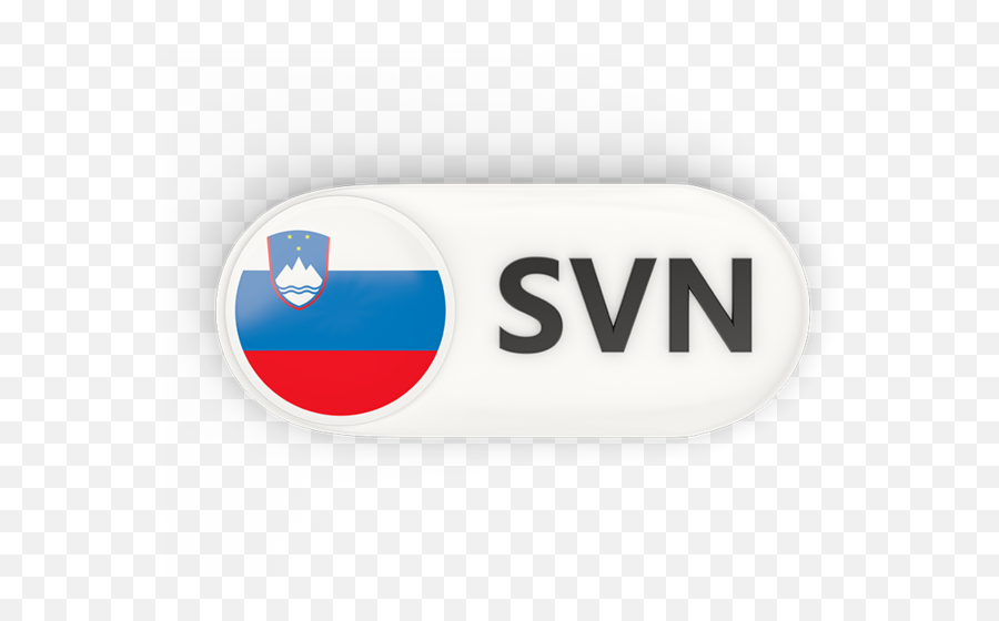 Round Button With Iso Code Illustration Of Flag Slovenia - Language Png,Svn Icon