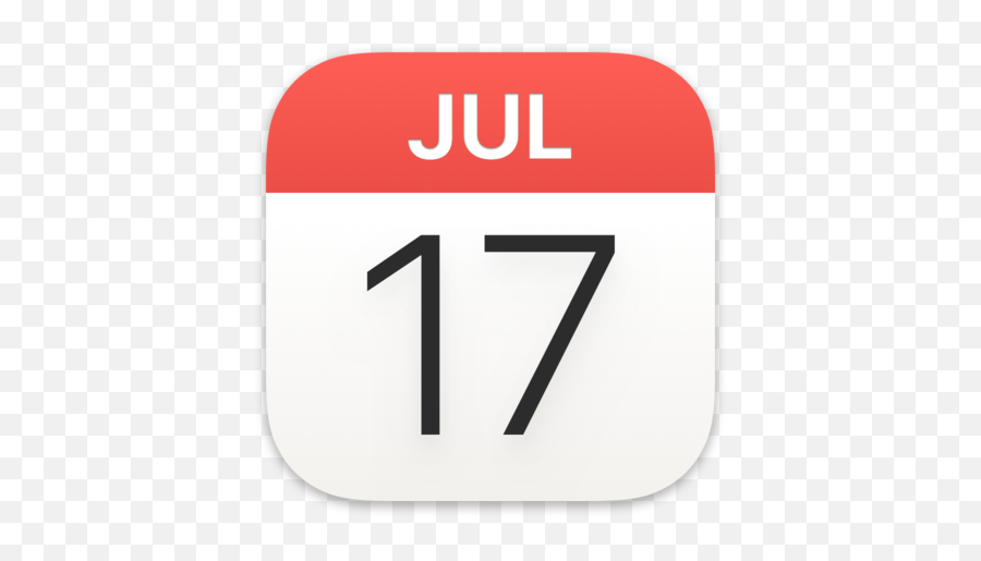 Calendar Macos Bigsur Free Icon - Iconiconscom Apple Calendar Logo Png,Calandar Icon In Word