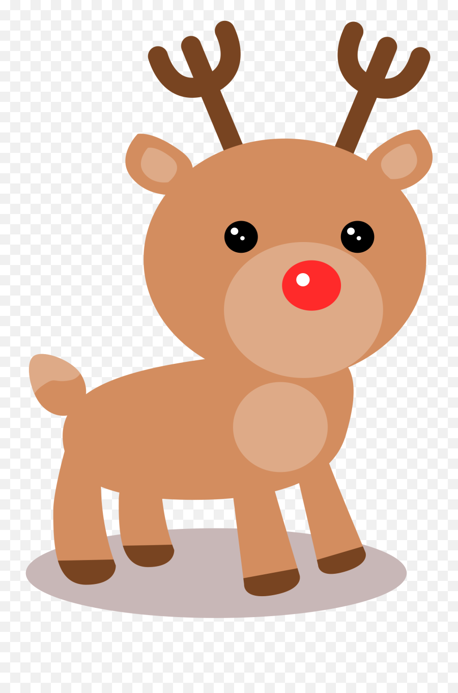 Clipart Rain Deer Transparent - Clipart Reindeer Png,Reindeer Clipart Png