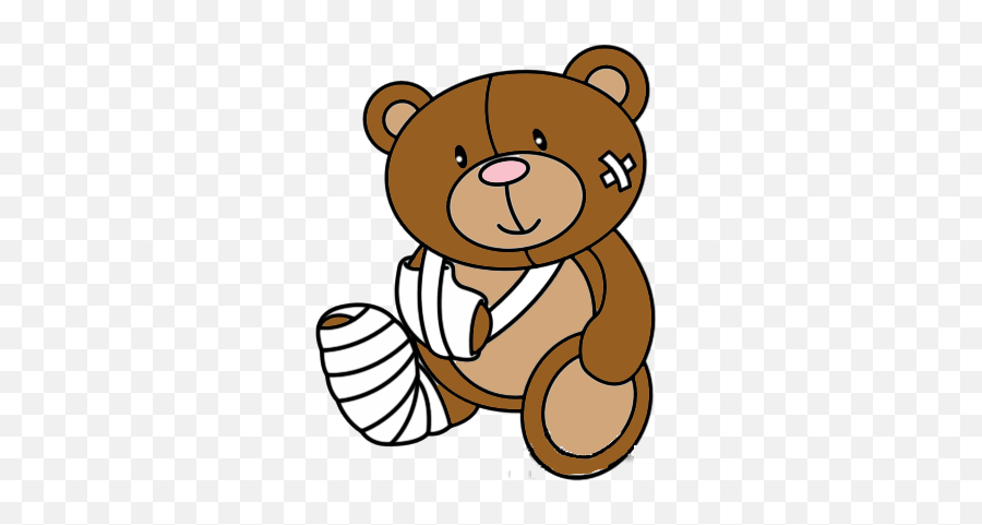 Sick Teddy Bear Clipart Png - Sick Teddy Bear Cartoon,Teddy Bear Clipart Png