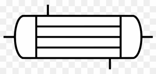 Filesymbol Of Shell And Tube Heat Exchangersvg - Wikimedia Tube Heat Exchanger Symbol Png,Heat Icon