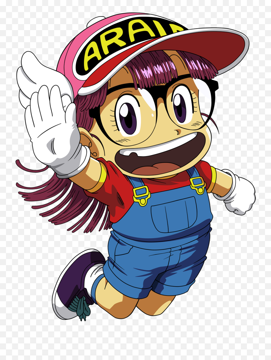 Dragon Ball Character Arale Norimaki Png High Five