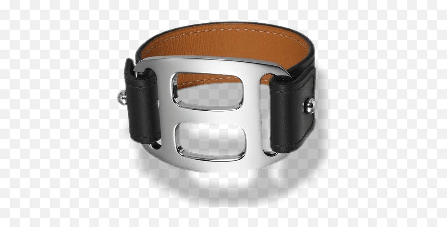 Hermes Black Chamonix Leather And Plated Silver Pagode - Solid Png,T Icon Palladium Belt