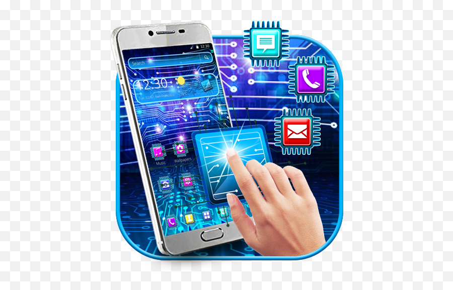 Future Electric Circuit Board Launcher Apk 112 - Download Technology Applications Png,Electric Circuit Icon