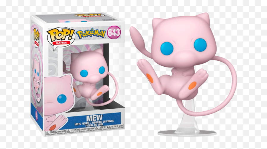 Funko Pop Pokemon - Mew 643 The Amazing Collectables Funko Pop Mew Pokemon Png,Mewtwo Icon