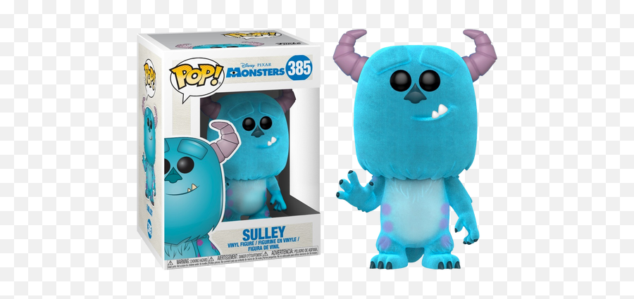 Monsters Inc - Sulley Flocked Us Exclusive Pop Vinyl Figure Pop Disney Inc Sulley Png,Monsters Inc Png