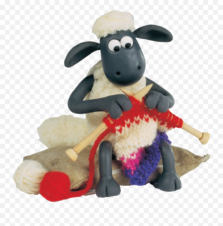 The Benefits Of Knitting Shaun Sheep Yarn - Shaun The Sheep Knitting Png,Sheep Png