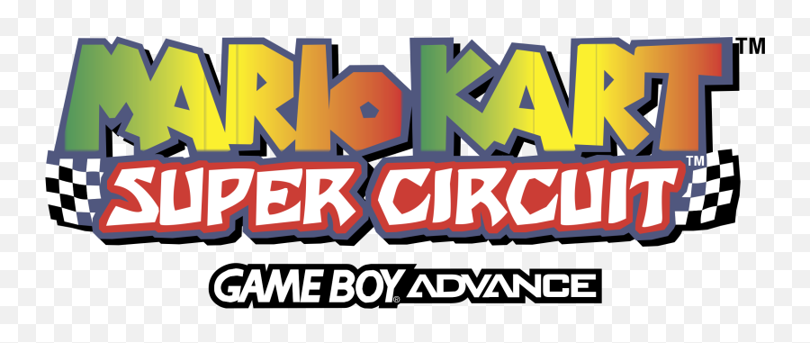 Mario Kart Super Circuit Logo Png Transparent U0026 Svg Vector - Game Boy Advance,Mario Transparent