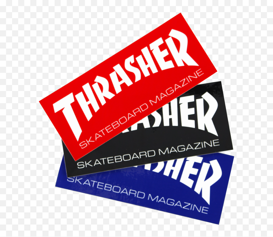 Thrasher Mag Logo Medium Decal Single Asstcolors - Thrasher Magazine Png,Thrasher Png