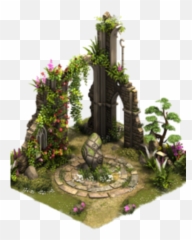 Garden Ruins Forge Of Empires Wiki Fandom - Forge Of Empires Royal Garden Set Png,Ruins Png