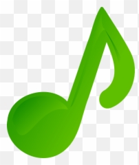 Colorful Music Notes Png 2 Image - Green Music Note Clipart