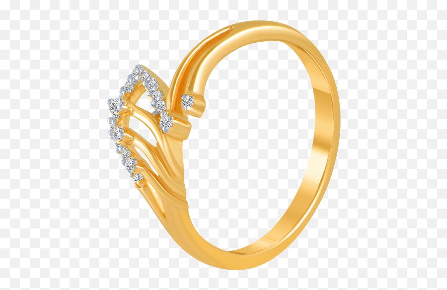 14kt 585 Yellow Gold And Diamond Ring For Women - Body Jewelry Png,Diamond Sparkle Png