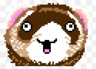 Download Hd Ferret - Perler Bead Patterns Ferret Transparent Png,Ferret Png