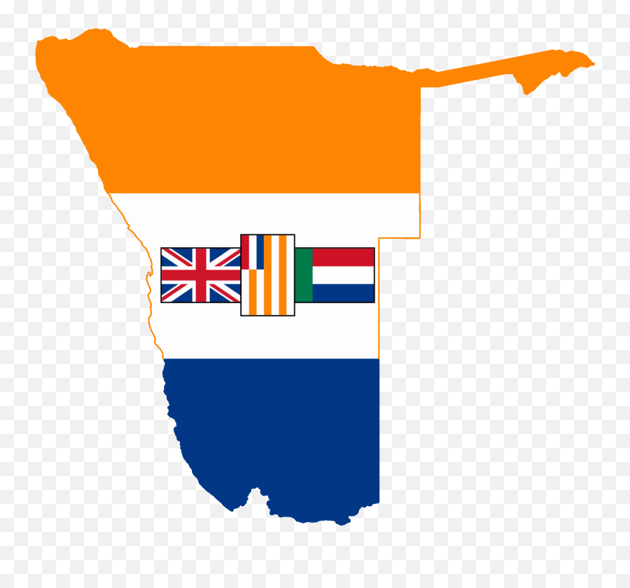 Fileflag Map Of South West Africa 1915 - 1990png South Africa Before 1990,Map Clipart Png