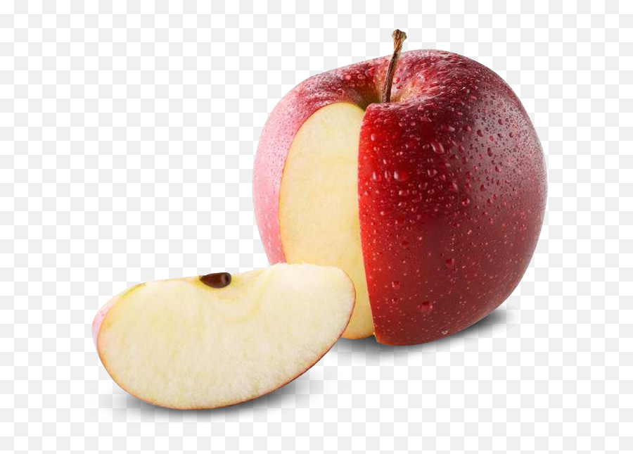 Red Apple Png Transparent Image - Apple Slice Png Transparent,Apple Png