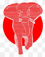 Download Red Elephant Png Image With No - Red Elephant Png,Republican Elephant Png