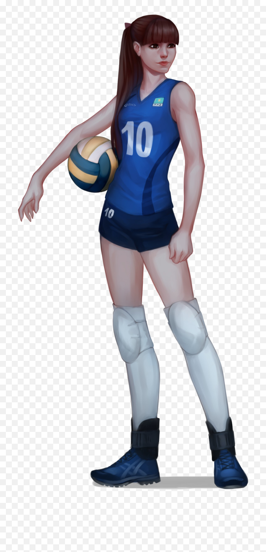 Volleyball Player Png Download Image - Anime Girl Playing Volleyball,Volleyball Player Png